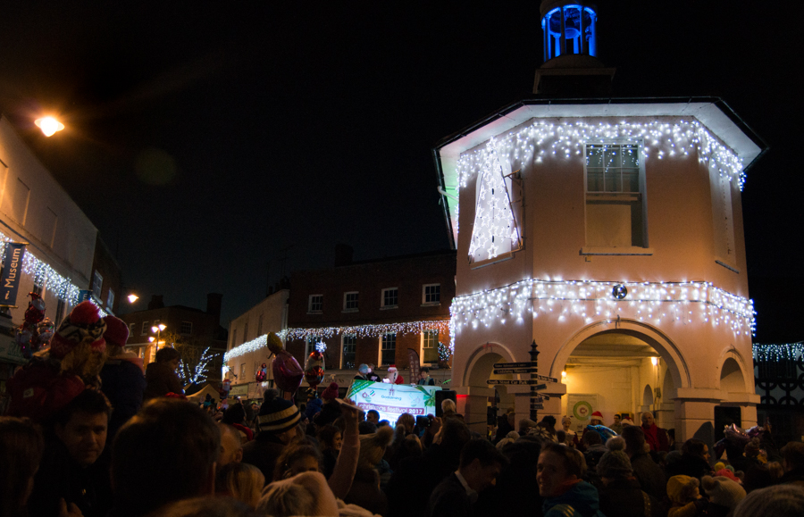 Godalming Christmas market and lights switch-on 2017